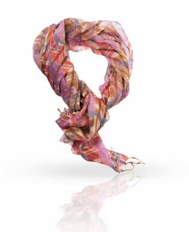 Палантин Женский SW-ZIGFLOWER/PINK